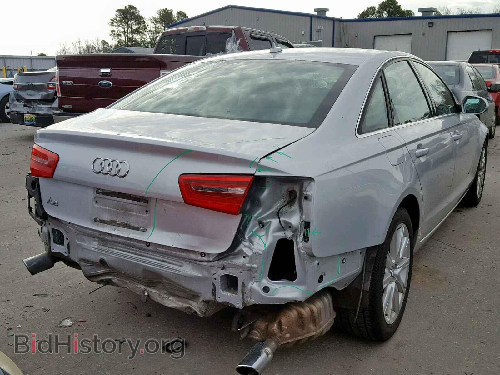 2014 AUDI A6 - VIN: WAUGFAFC6EN035752 - Фото 4