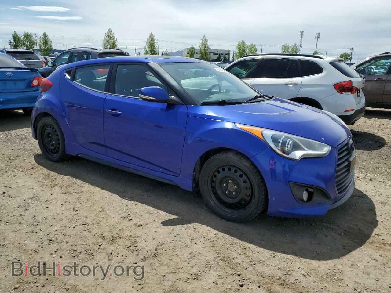 2014 HYUNDAI VELOSTER - VIN: KMHTC6AE2EU200617 - Фото 4