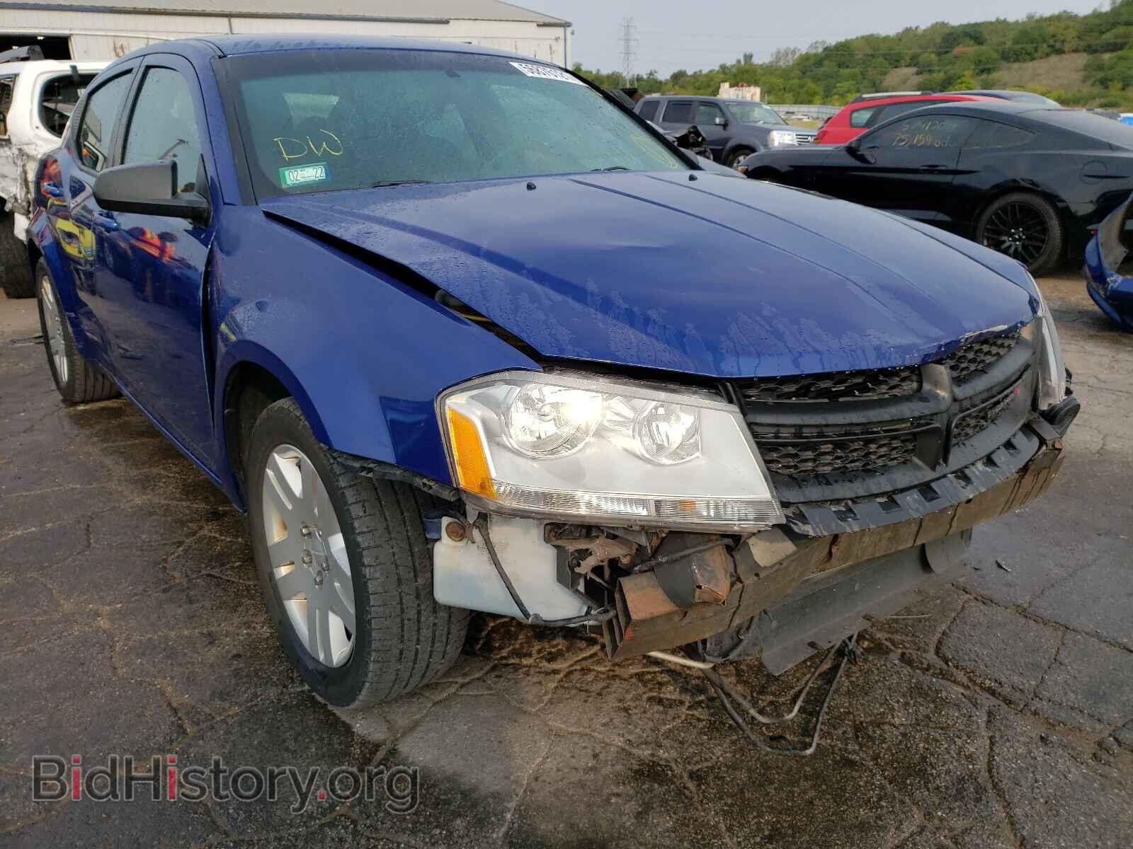 Фотография 1C3CDZAB9DN628626 - DODGE AVENGER 2013