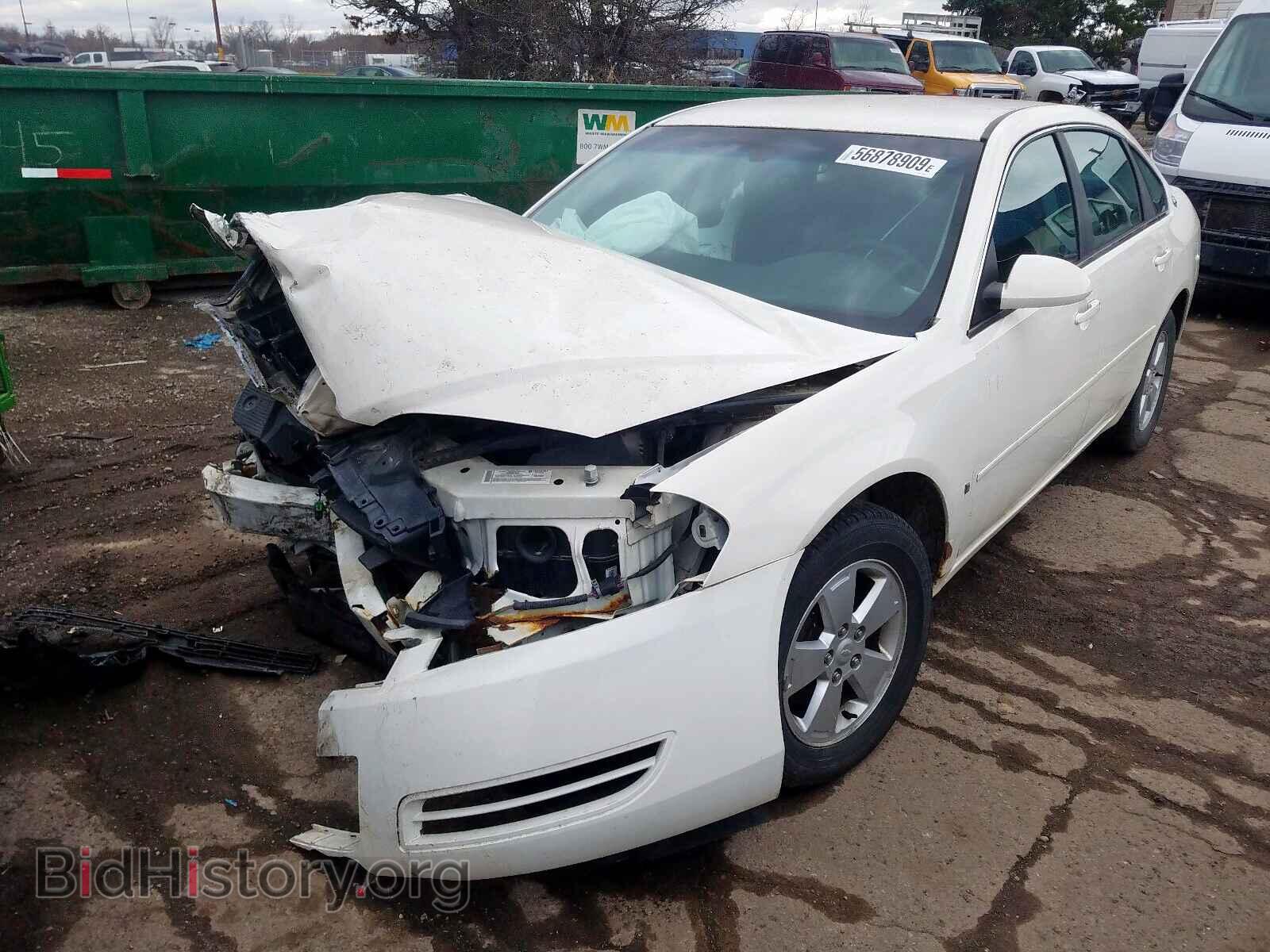 2008 CHEVROLET IMPALA - VIN: 2G1WT58K481374561 - Фото 2