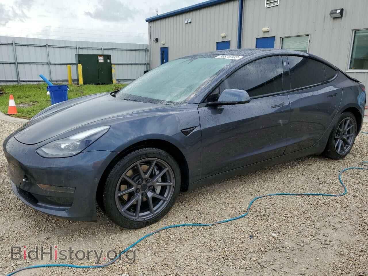 Photo 5YJ3E1EA1MF955614 - TESLA MODEL 3 2021