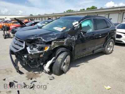 2016 Ford EDGE SEL, черный — VIN 2FMPK4J96GBC33463, Copart