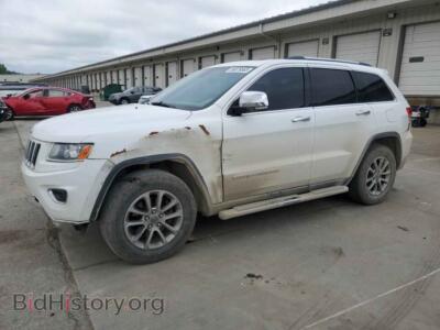 2014 Jeep GRAND CHER Limited, white — VIN 1C4RJFBG5EC210780, Copart