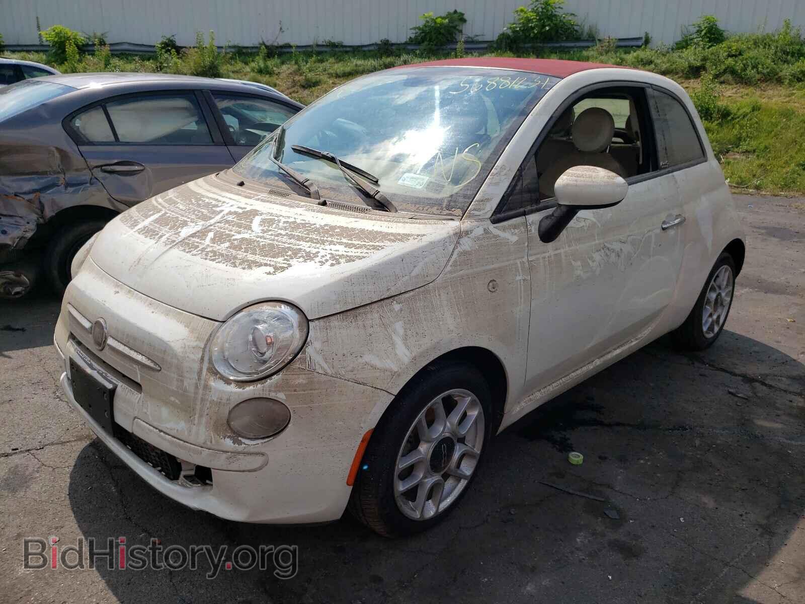 2012 FIAT 500 - VIN: 3C3CFFDR1CT339918 - Фото 2