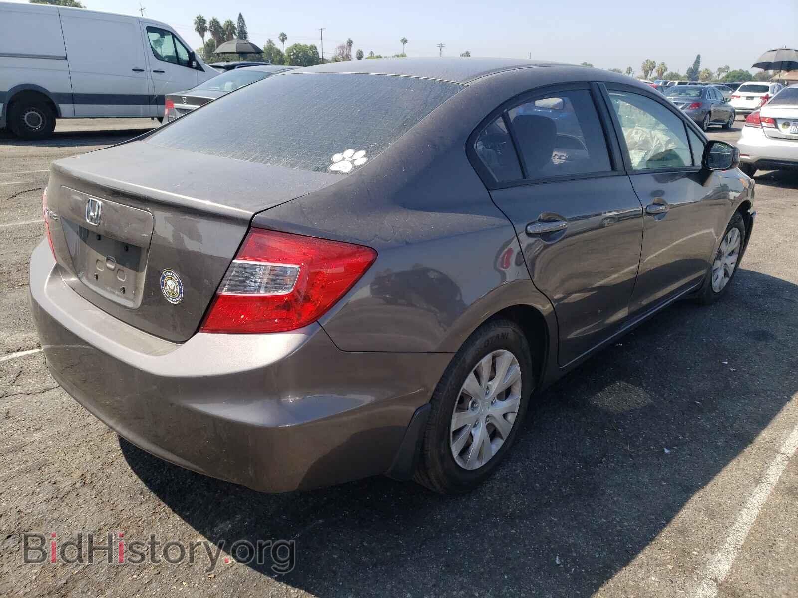 2012 HONDA CIVIC - VIN: 2HGFB2F54CH589588 - Фото 4
