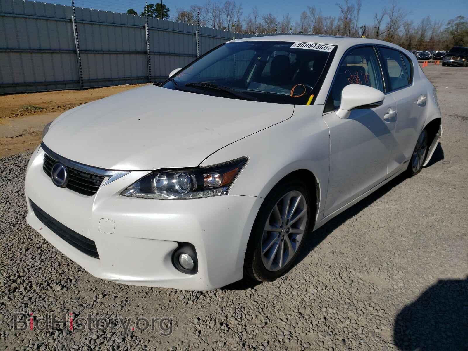 2012 LEXUS CT 200 - VIN: JTHKD5BH1C2110401 - Фото 2