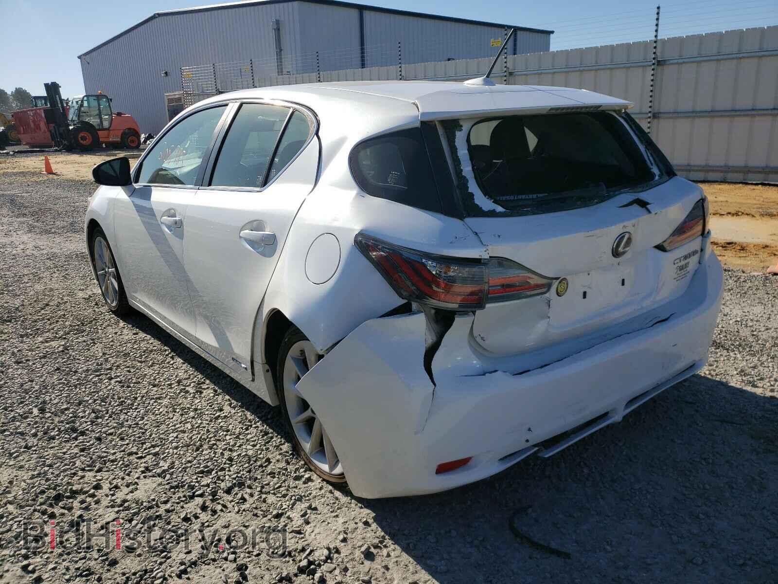 2012 LEXUS CT 200 - VIN: JTHKD5BH1C2110401 - Фото 3