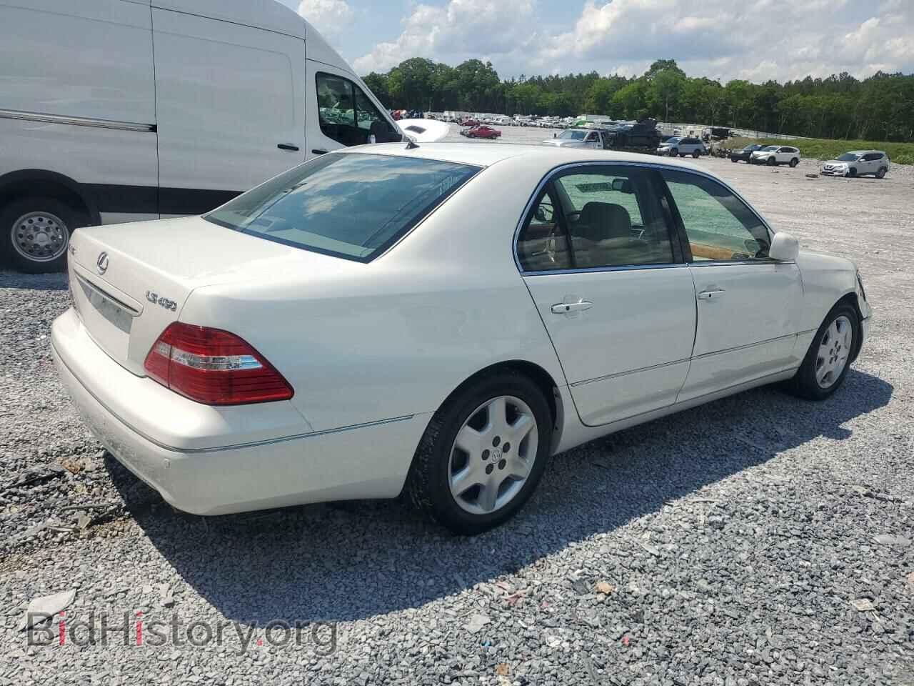 2005 LEXUS LS430 - VIN: JTHBN36F655007129 - Фото 3