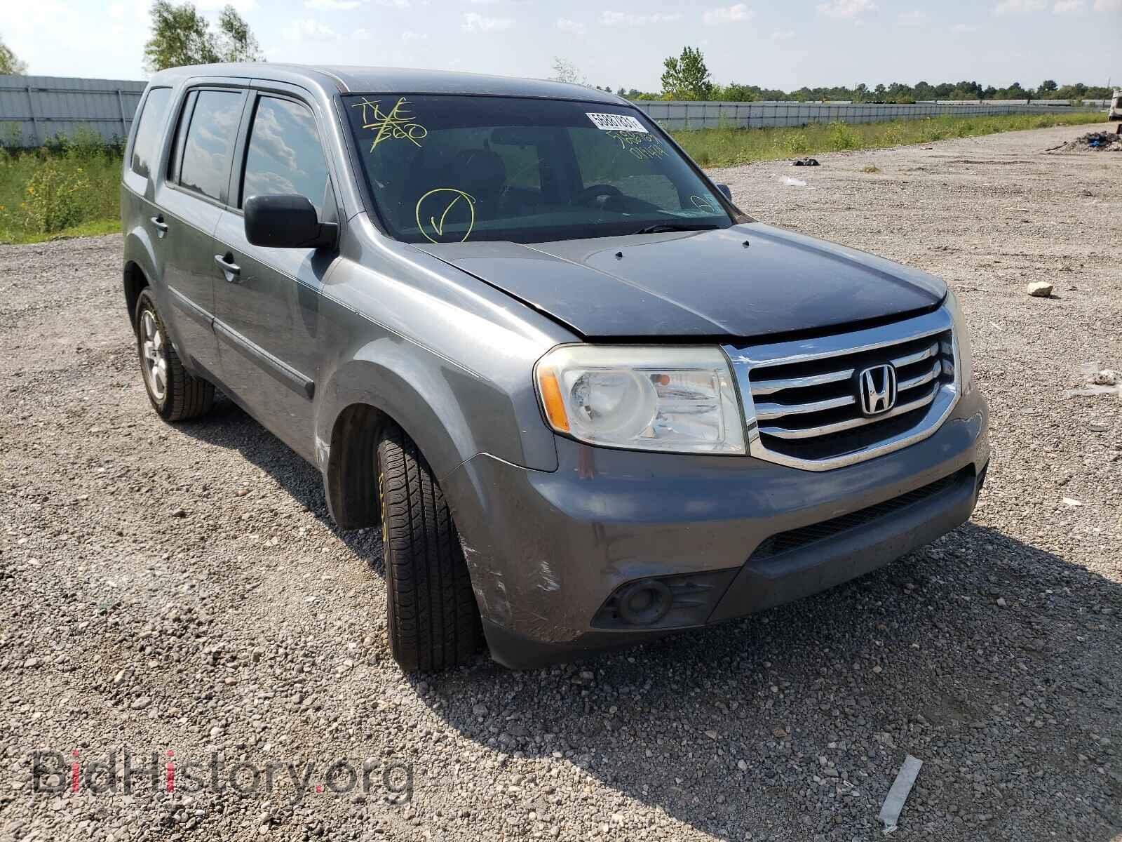 Фотография 5FNYF3H28CB019474 - HONDA PILOT 2012