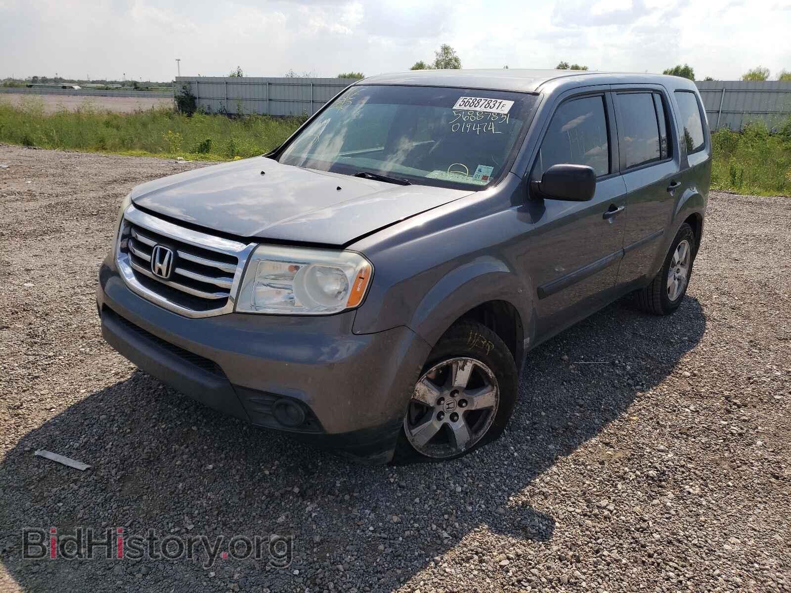 2012 HONDA PILOT - VIN: 5FNYF3H28CB019474 - Фото 2