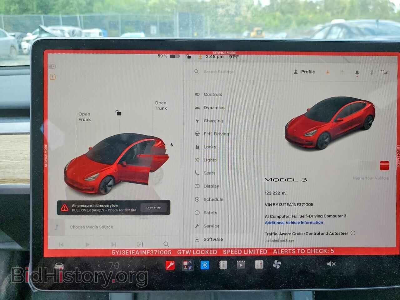 2022 TESLA MODEL 3 - VIN: 5YJ3E1EA1NF371005 - Photo 9