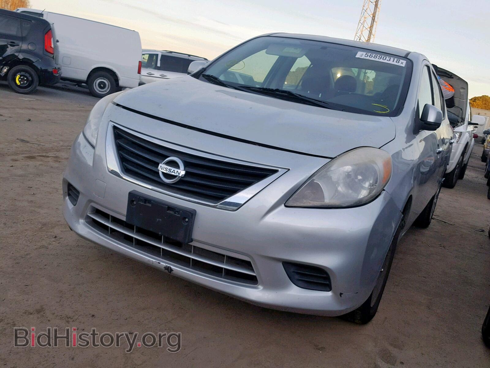 2012 NISSAN VERSA - VIN: 3N1CN7AP9CL862713 - Фото 2