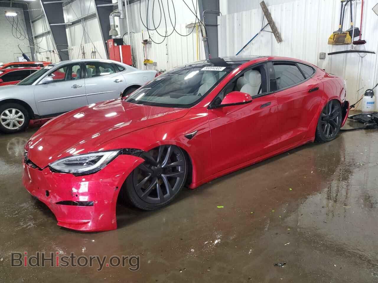 Photo 5YJSA1E59MF455260 - TESLA MODEL S 2021