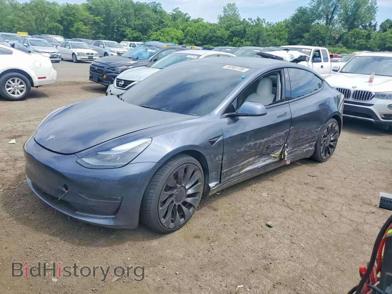 Photo 5YJ3E1EC0MF093116 - TESLA MODEL 3 2021