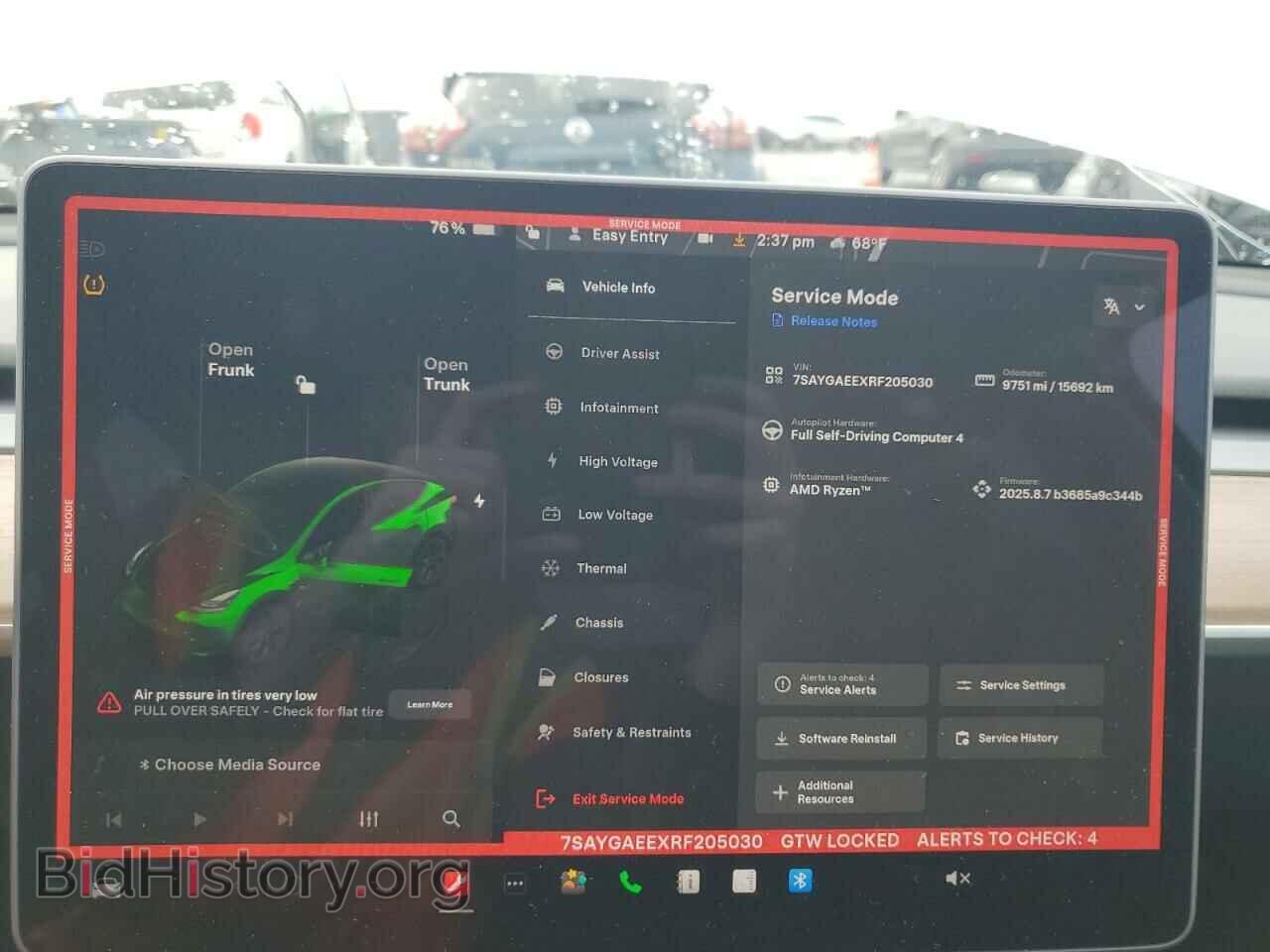 2024 TESLA MODEL Y - VIN: 7SAYGAEEXRF205030 - Photo 9