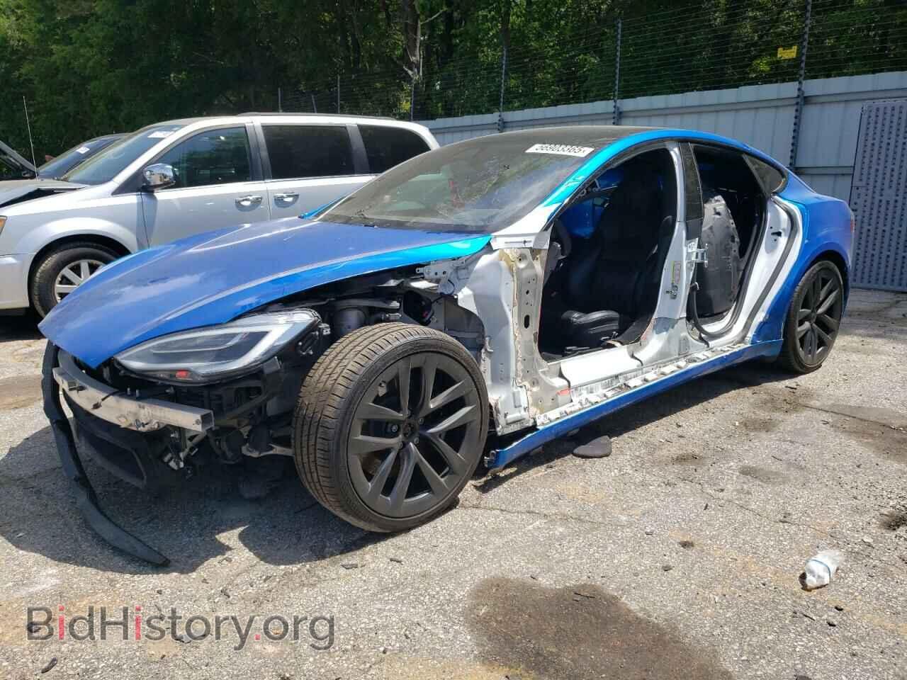 Photo 5YJSA1E64MF438794 - TESLA MODEL S 2021