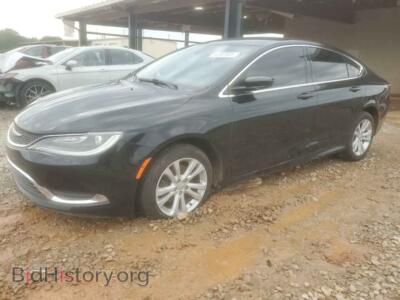 2016 Chrysler 200 Limited, black — VIN 1C3CCCAB8GN110589, Copart