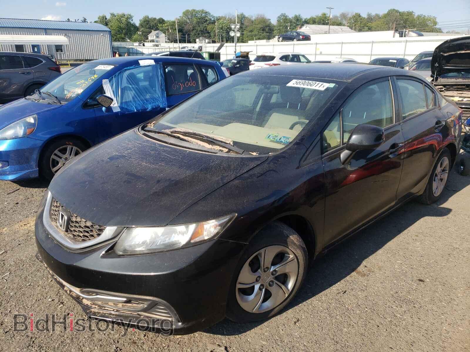 2013 HONDA CIVIC - VIN: 19XFB2F57DE074015 - Фото 2