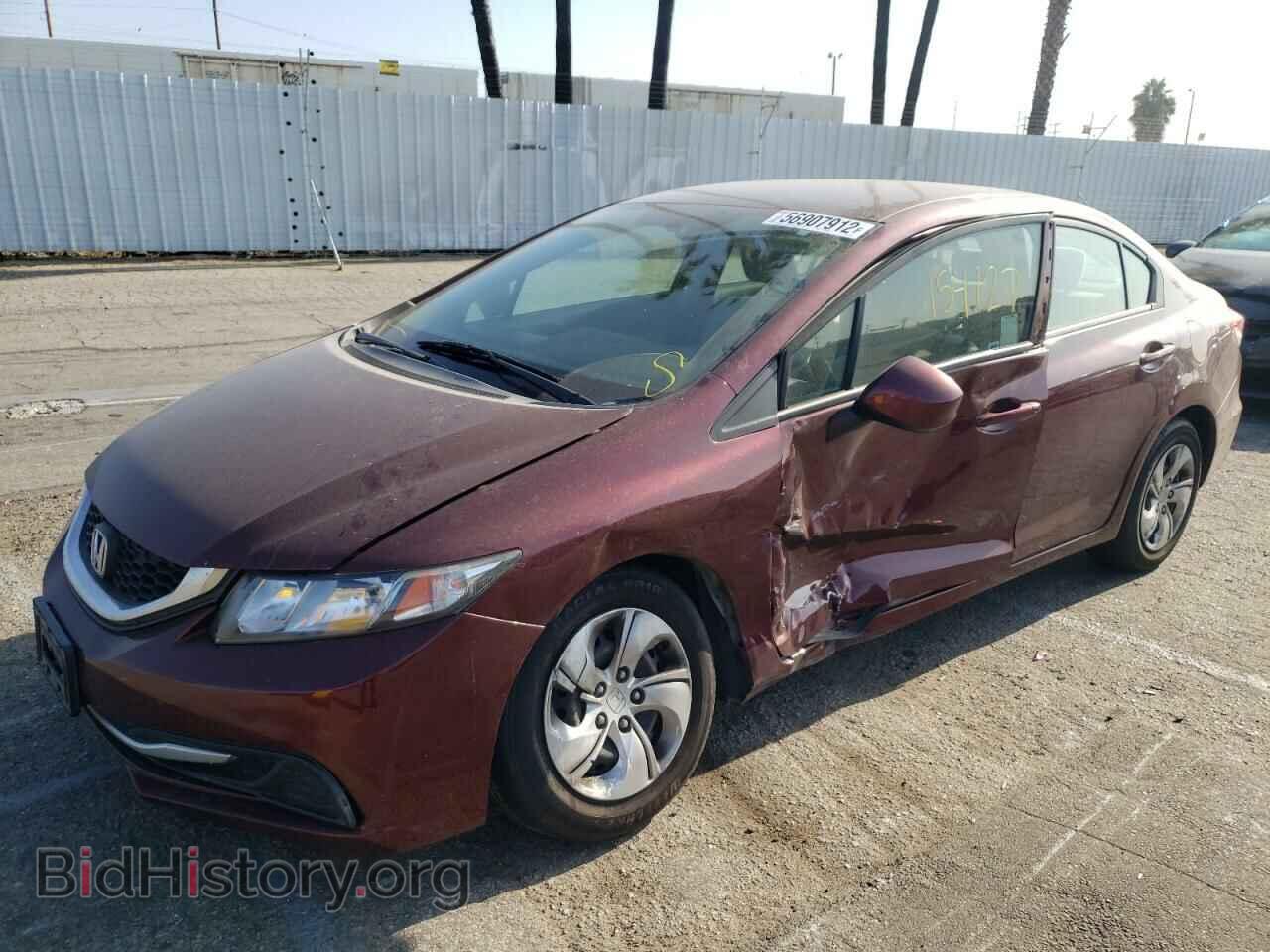 2013 HONDA CIVIC - VIN: 19XFB2F52DE246452 - Фото 2