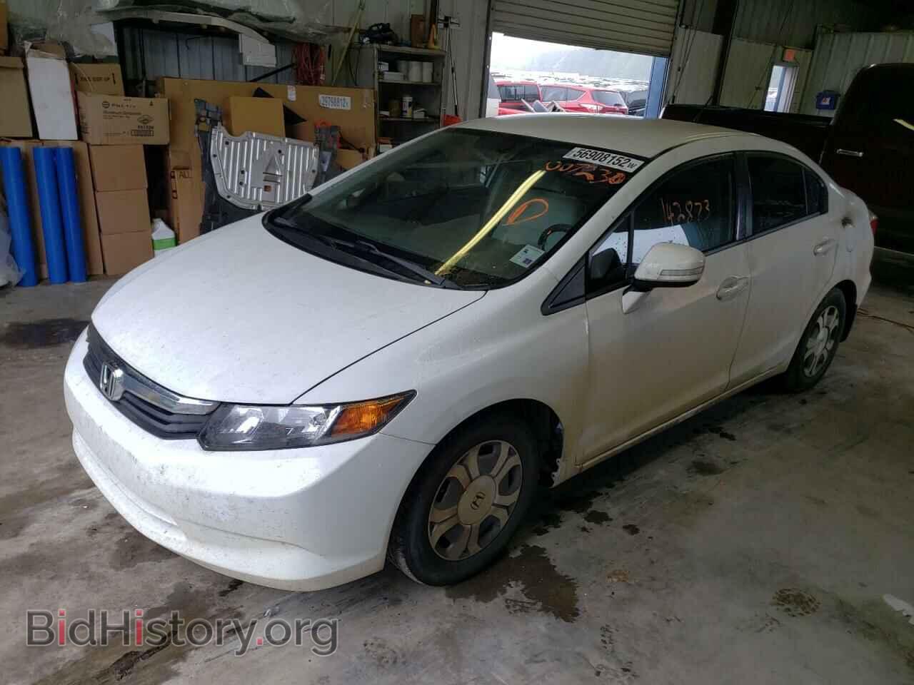 2012 HONDA CIVIC - VIN: JHMFB4F21CS007230 - Фото 2