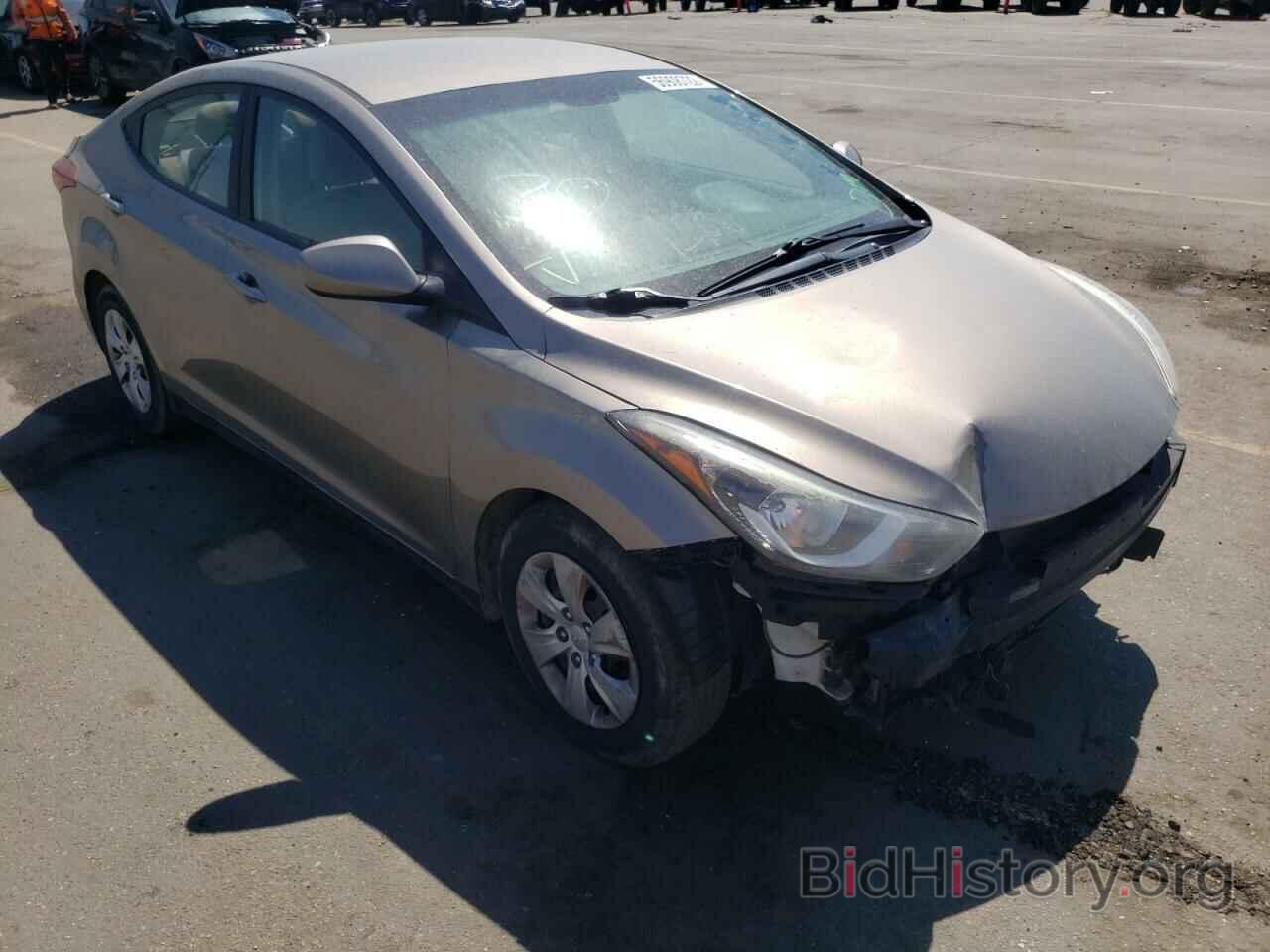 Фотография 5NPDH4AE9GH702729 - HYUNDAI ELANTRA 2016