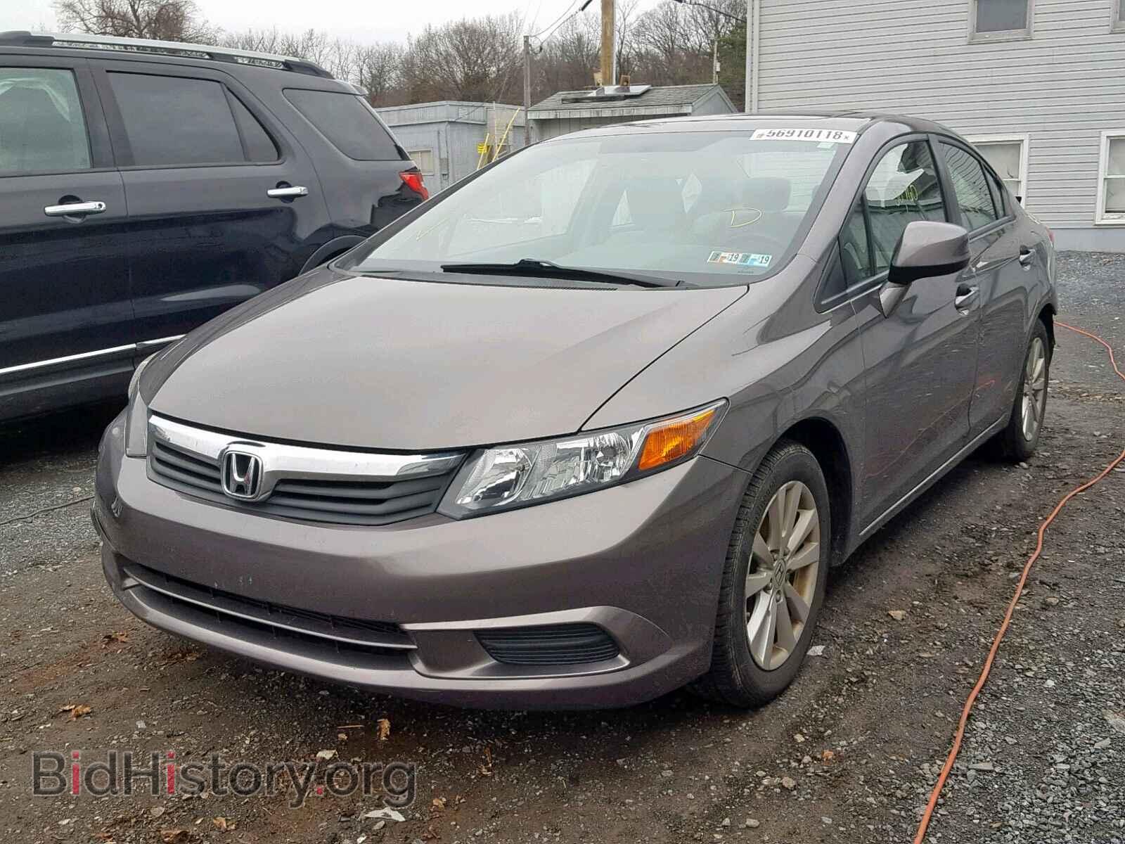 2012 HONDA CIVIC - VIN: 19XFB2F87CE376011 - Фото 2