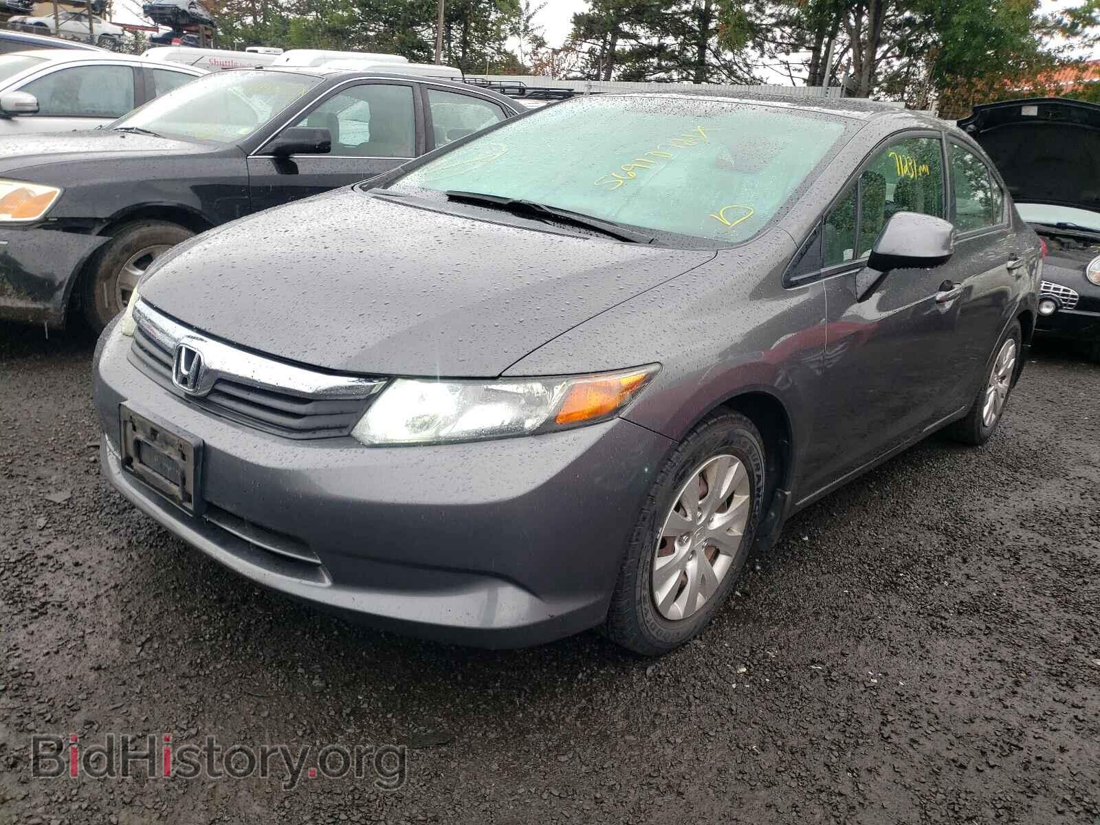 2012 HONDA CIVIC - VIN: 2HGFB2F54CH586433 - Фото 2