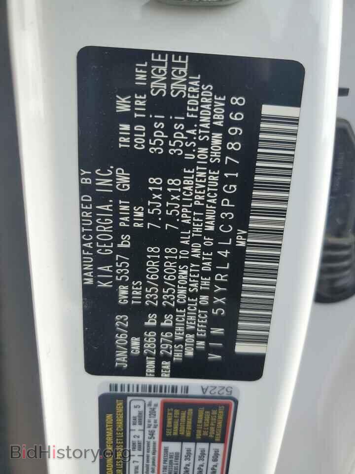 2023 KIA SORENTO - VIN: 5XYRL4LC3PG178968 - Фото 13