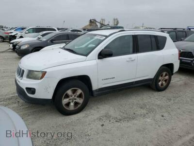 2015 Jeep COMPASS Sport, белый — VIN 1C4NJCBA2FD219814, Copart