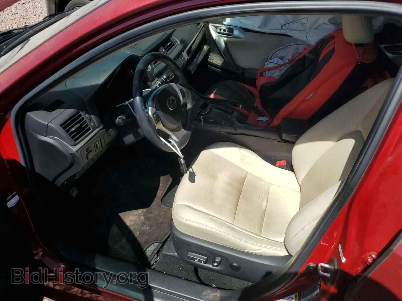 2012 LEXUS CT 200 - VIN: JTHKD5BH8C2106765 - Фото 7