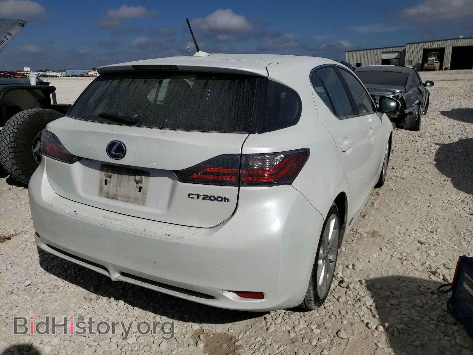 2012 LEXUS CT 200 - VIN: JTHKD5BH7C2099596 - Фото 4