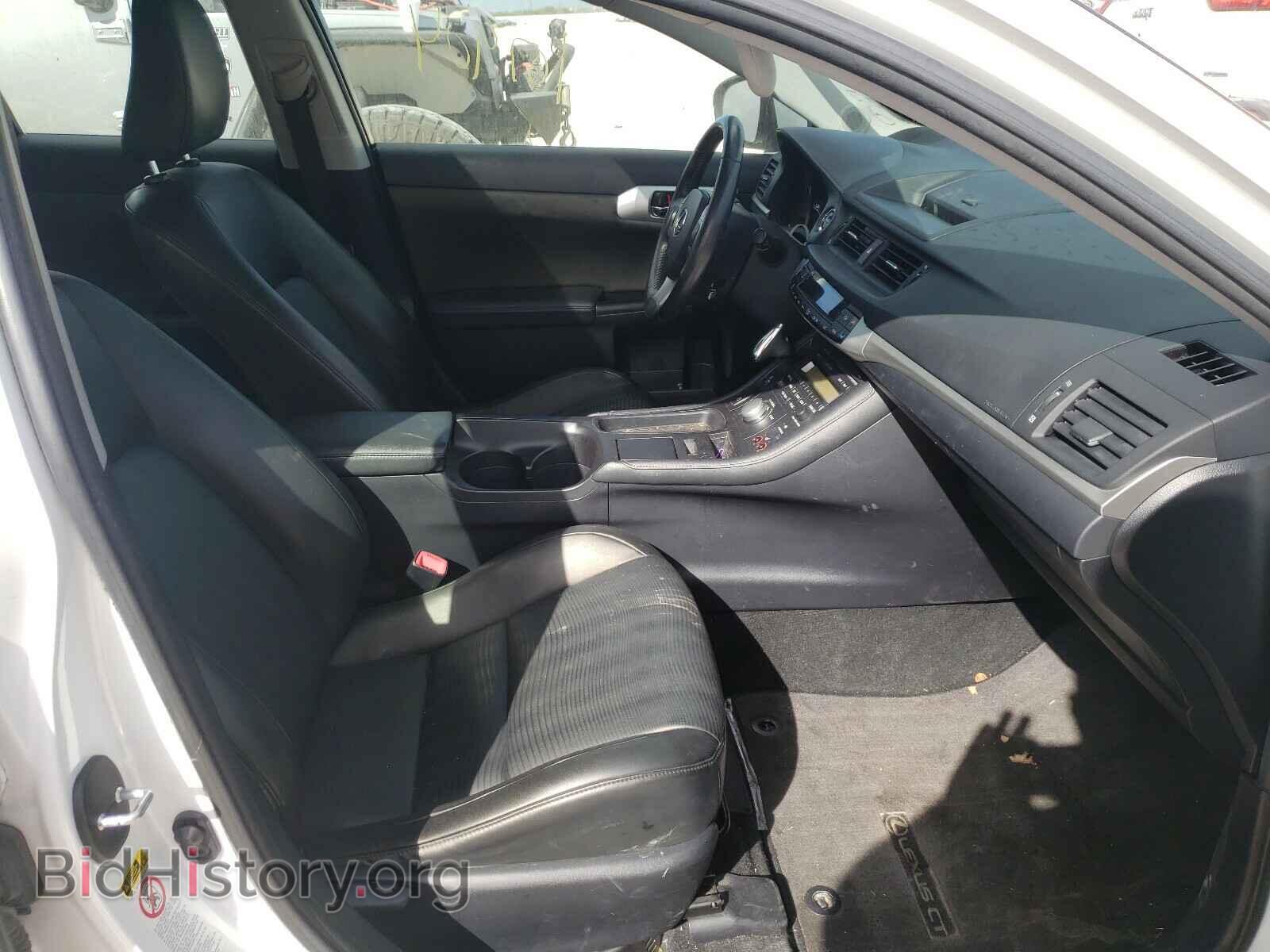 2012 LEXUS CT 200 - VIN: JTHKD5BH7C2099596 - Фото 5