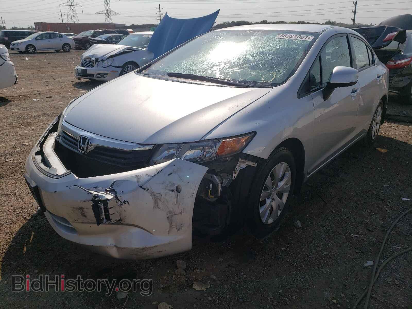 2012 HONDA CIVIC - VIN: 19XFB2F56CE086848 - Фото 2