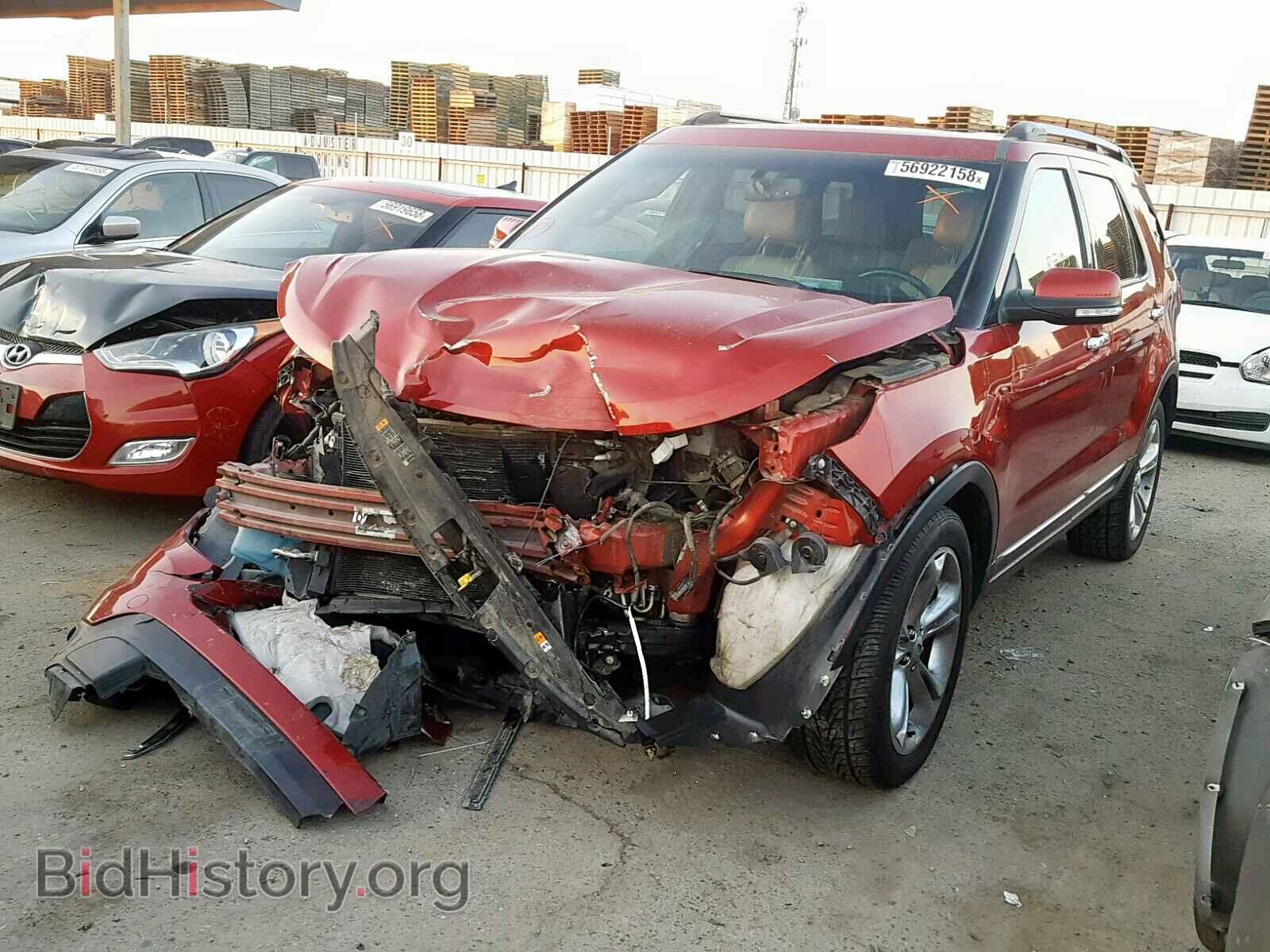 2014 FORD EXPLORER L - VIN: 1FM5K7F86EGB55085 - Фото 2