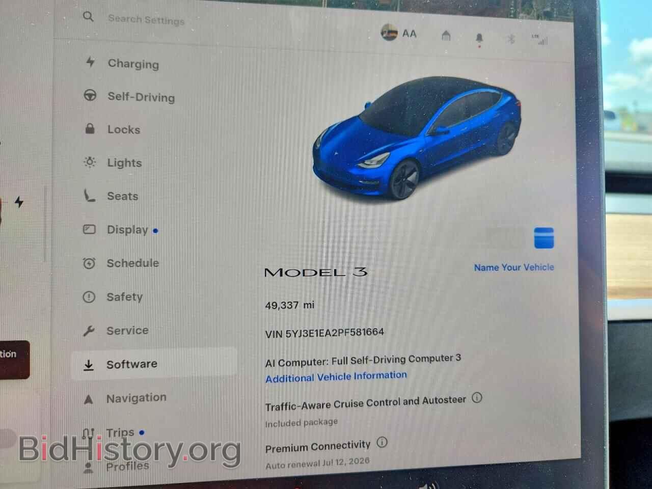 2023 TESLA MODEL 3 - VIN: 5YJ3E1EA2PF581664 - Photo 9