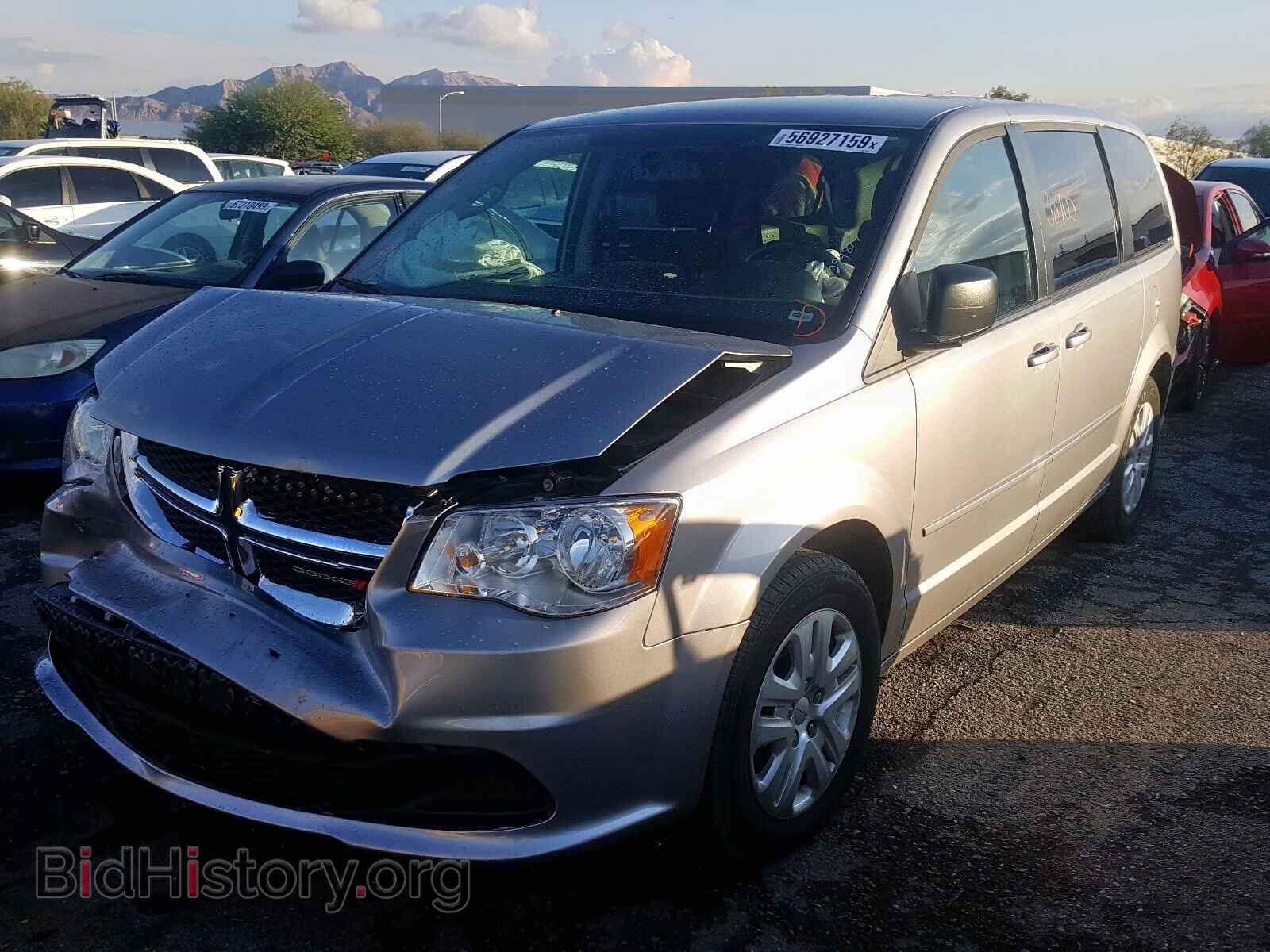 2017 DODGE CARAVAN - VIN: 2C4RDGBG2HR567617 - Фото 2