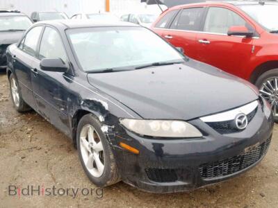 2006 Mazda 6 6 S, черный — VIN 1YVHP80D865M65809, Copart