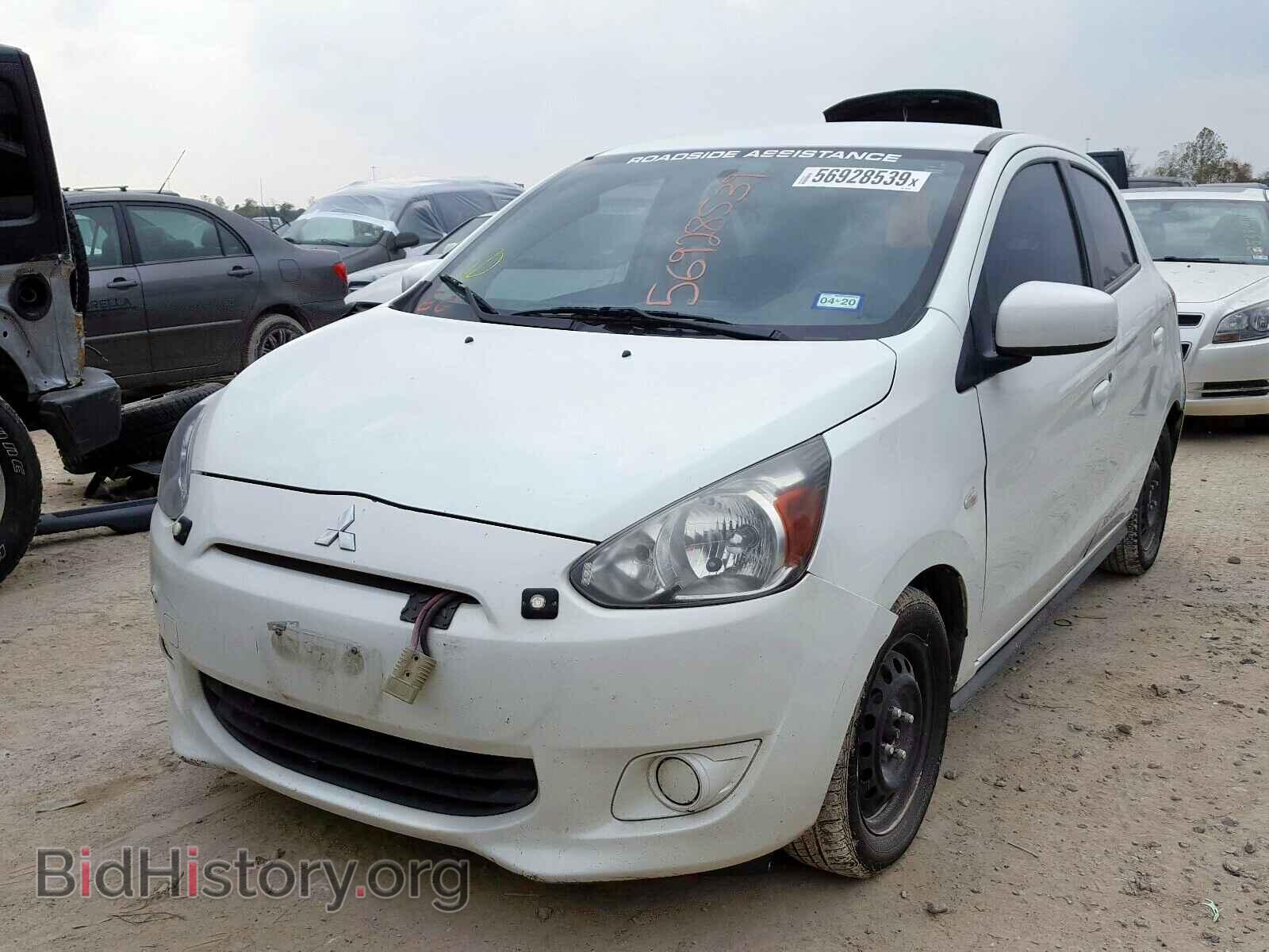 2015 MITSUBISHI MIRAGE - VIN: ML32A4HJ7FH060395 - Фото 2