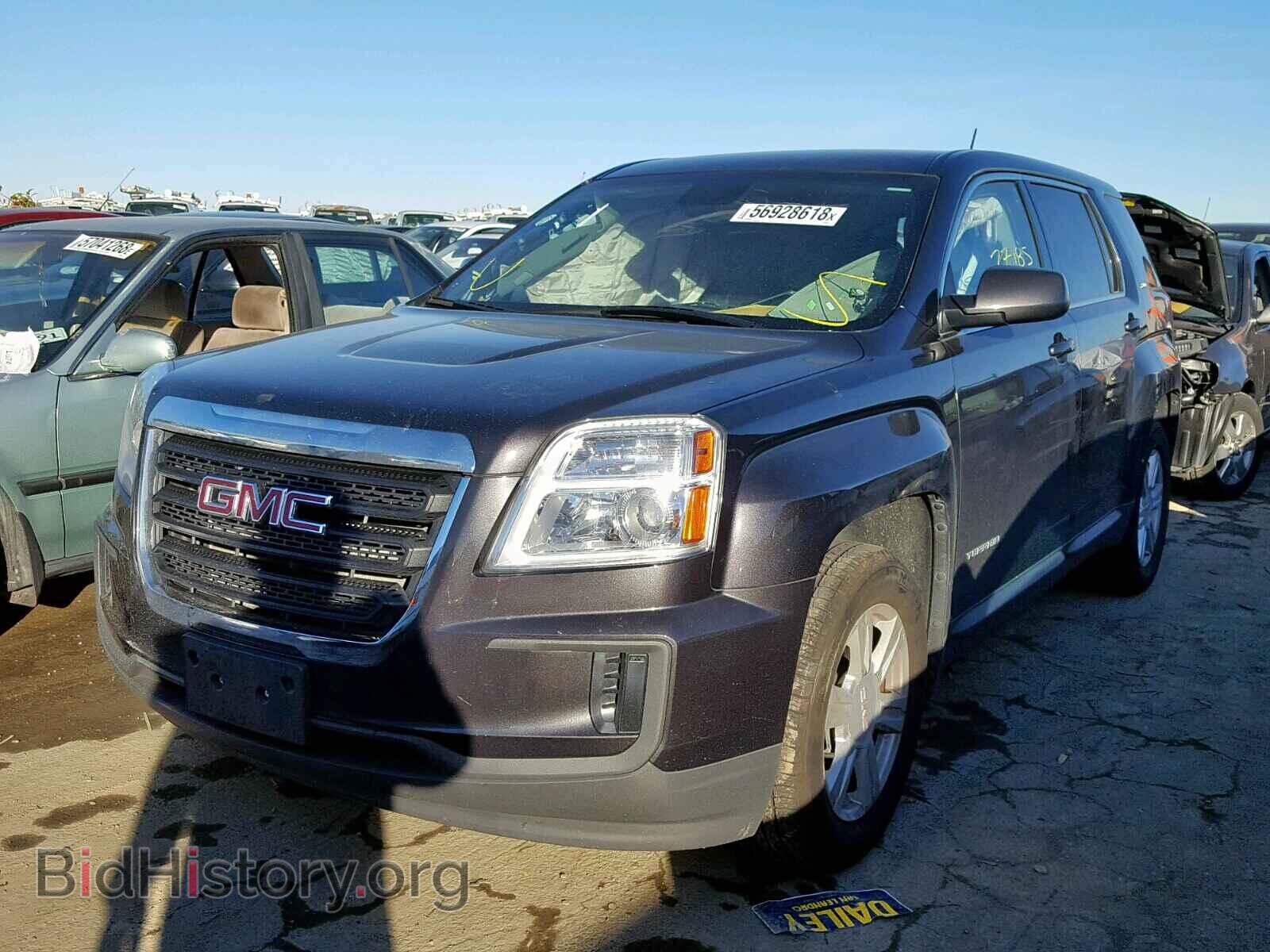 2016 GMC TERRAIN SL - VIN: 2GKALMEK2G6237351 - Фото 2