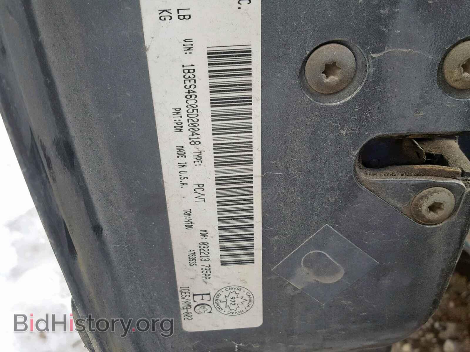 2005 DODGE NEON - VIN: 1B3ES46C05D200418 - Фото 10