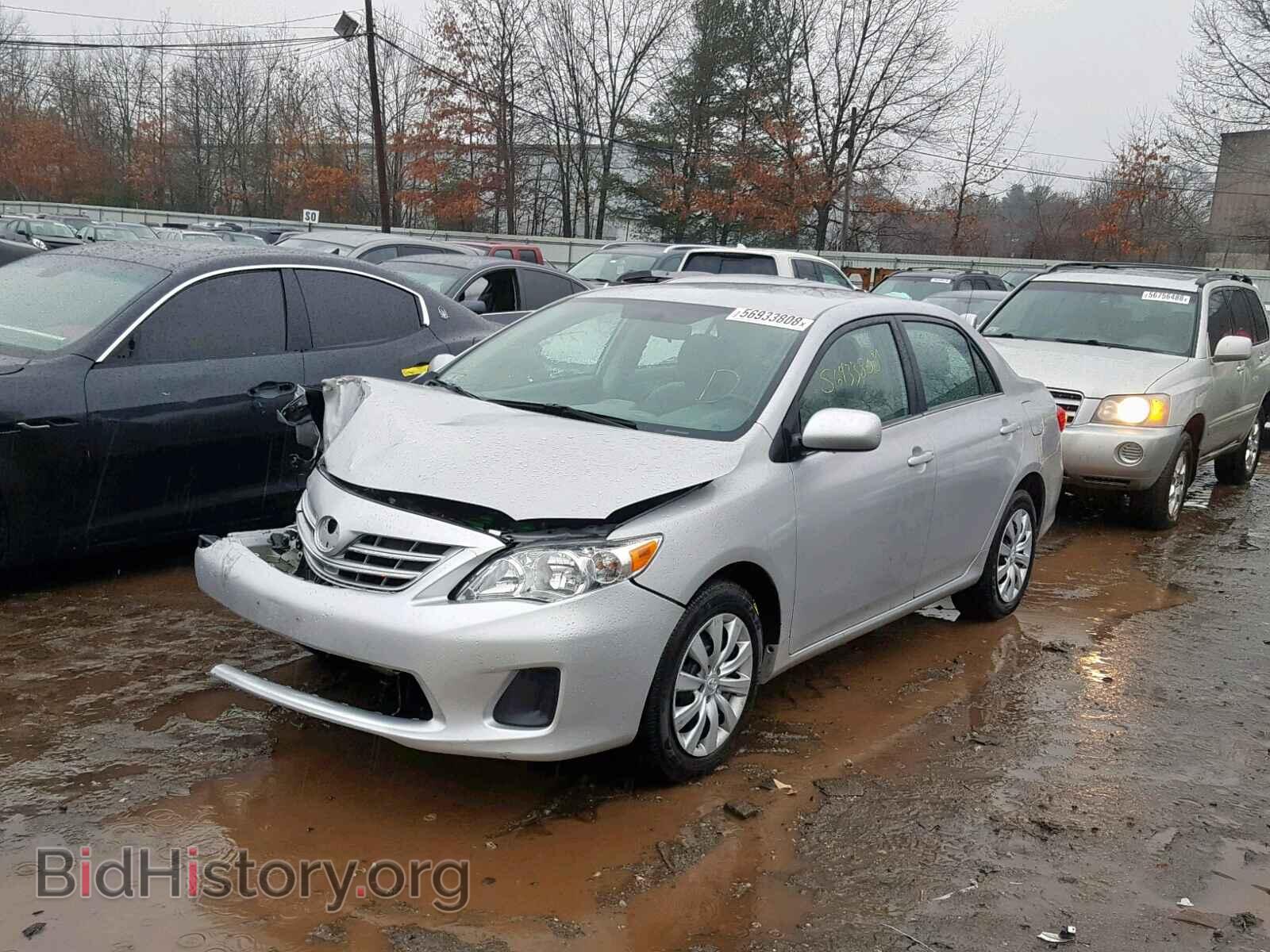 2013 TOYOTA COROLLA BA - VIN: 2T1BU4EE7DC974563 - Фото 2