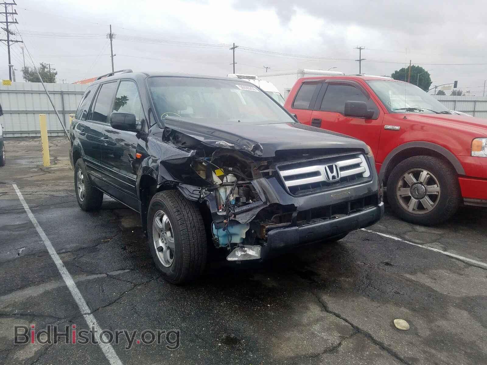 Фотография 2HKYF18577H500743 - HONDA PILOT 2007