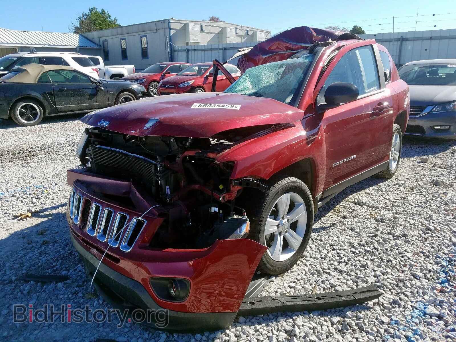 2012 JEEP COMPASS LA - VIN: 1C4NJDEB7CD651434 - Фото 2