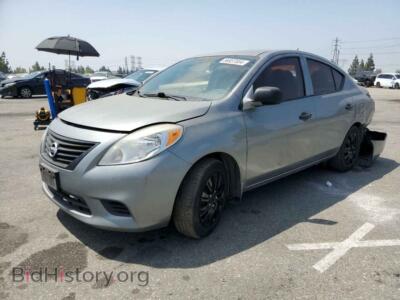 2014 Nissan VERSA S, серый — VIN 3N1CN7AP1EL866337, Copart