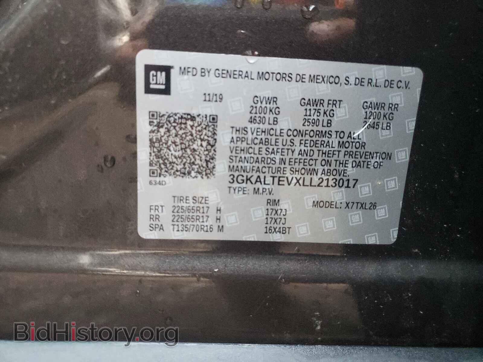 2020 GMC TERRAIN - VIN: 3GKALTEVXLL213017 - Фото 10