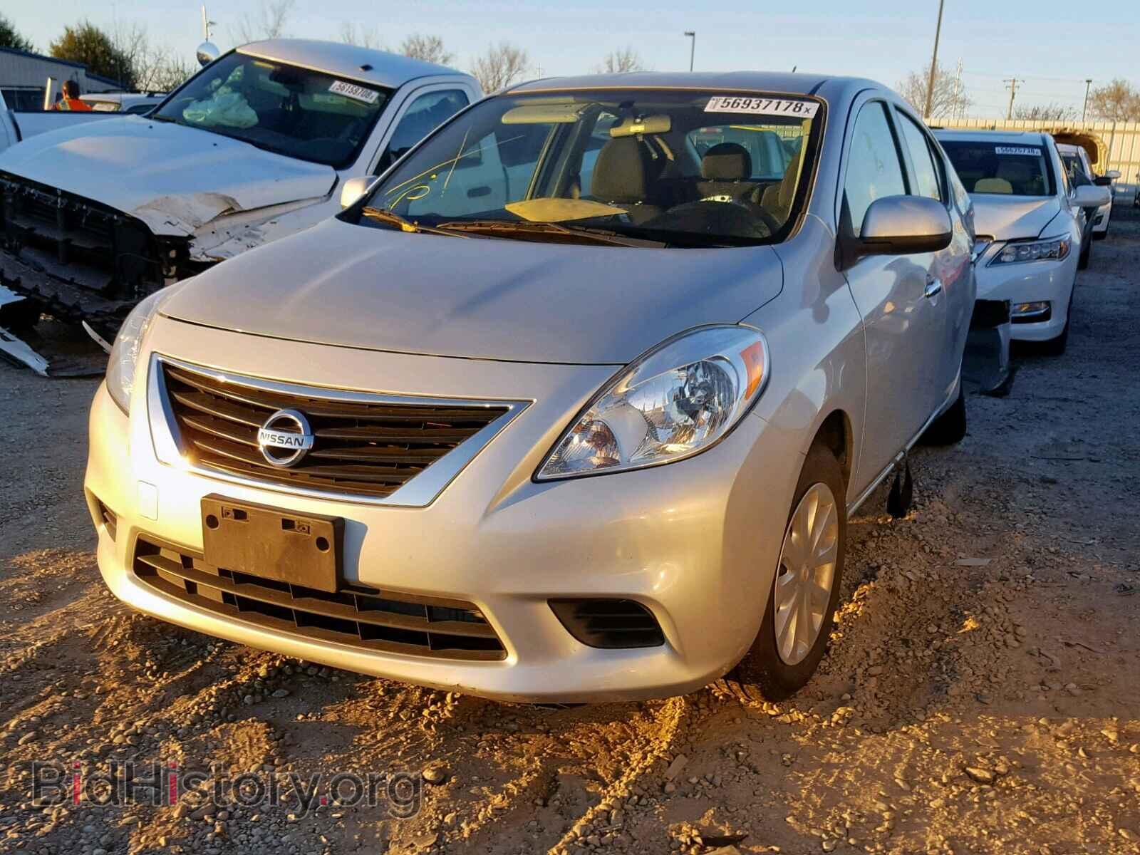 2014 NISSAN VERSA - VIN: 3N1CN7AP1EK454490 - Фото 2