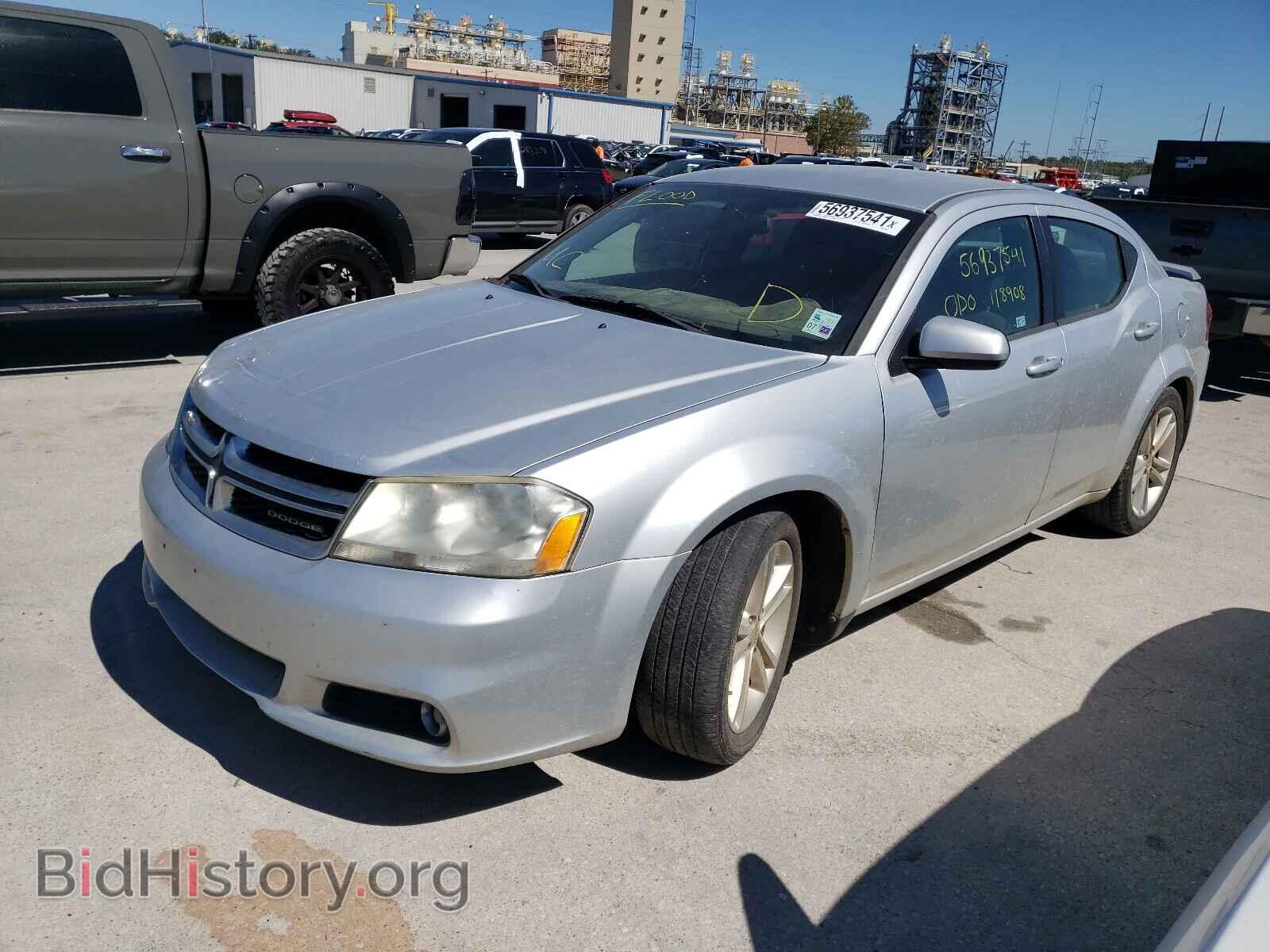 2011 DODGE AVENGER - VIN: 1B3BD1FG1BN508458 - Фото 2
