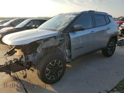 2020 Jeep COMPASS Compass TR, silver — VIN 3C4NJDDB5LT171663, Copart