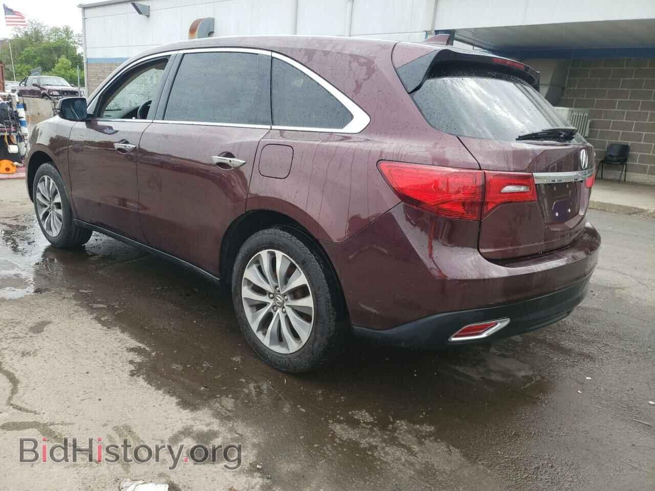 2014 ACURA MDX - VIN: 5FRYD4H41EB028323 - Фото 2
