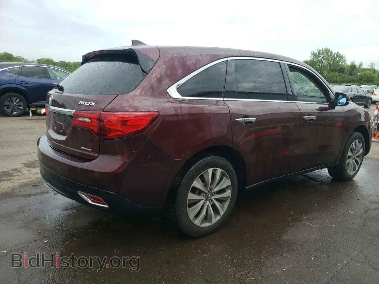 2014 ACURA MDX - VIN: 5FRYD4H41EB028323 - Фото 3